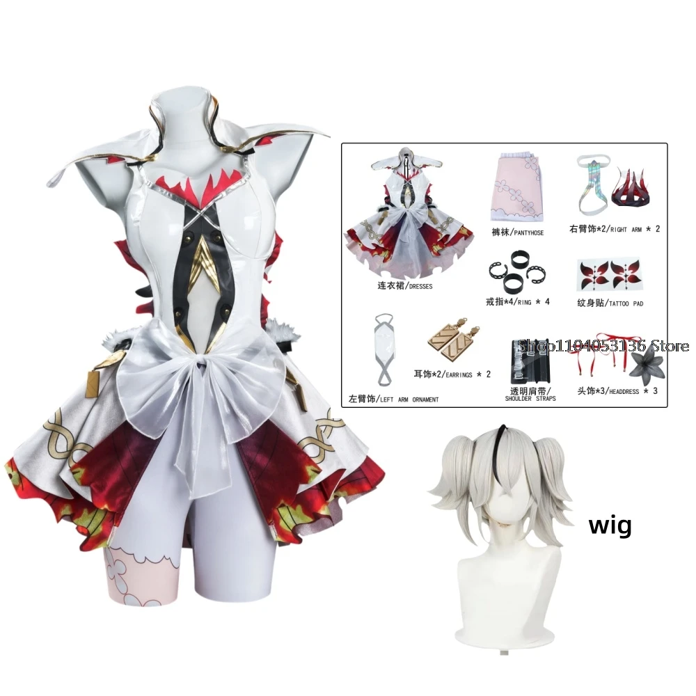 Camellya cosplay kostüm spiel wuther ing waves chun süßes uniform kleid komplettes set mit prop halloween party rollenspiel tuch xxxl