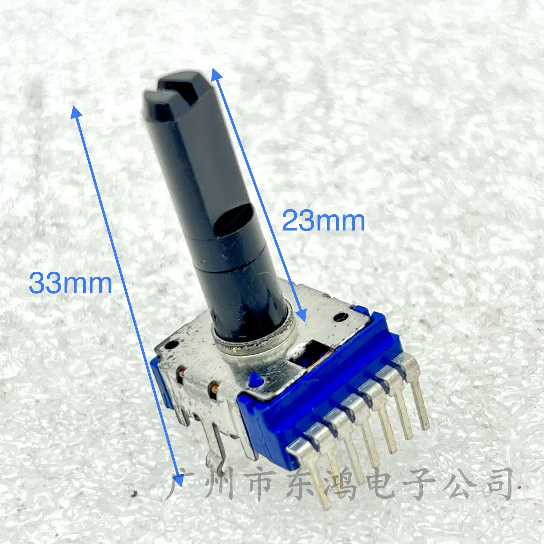 1 PCS RK14 potentiometer duplex B100K with midpoint positioning shaft length 23mm