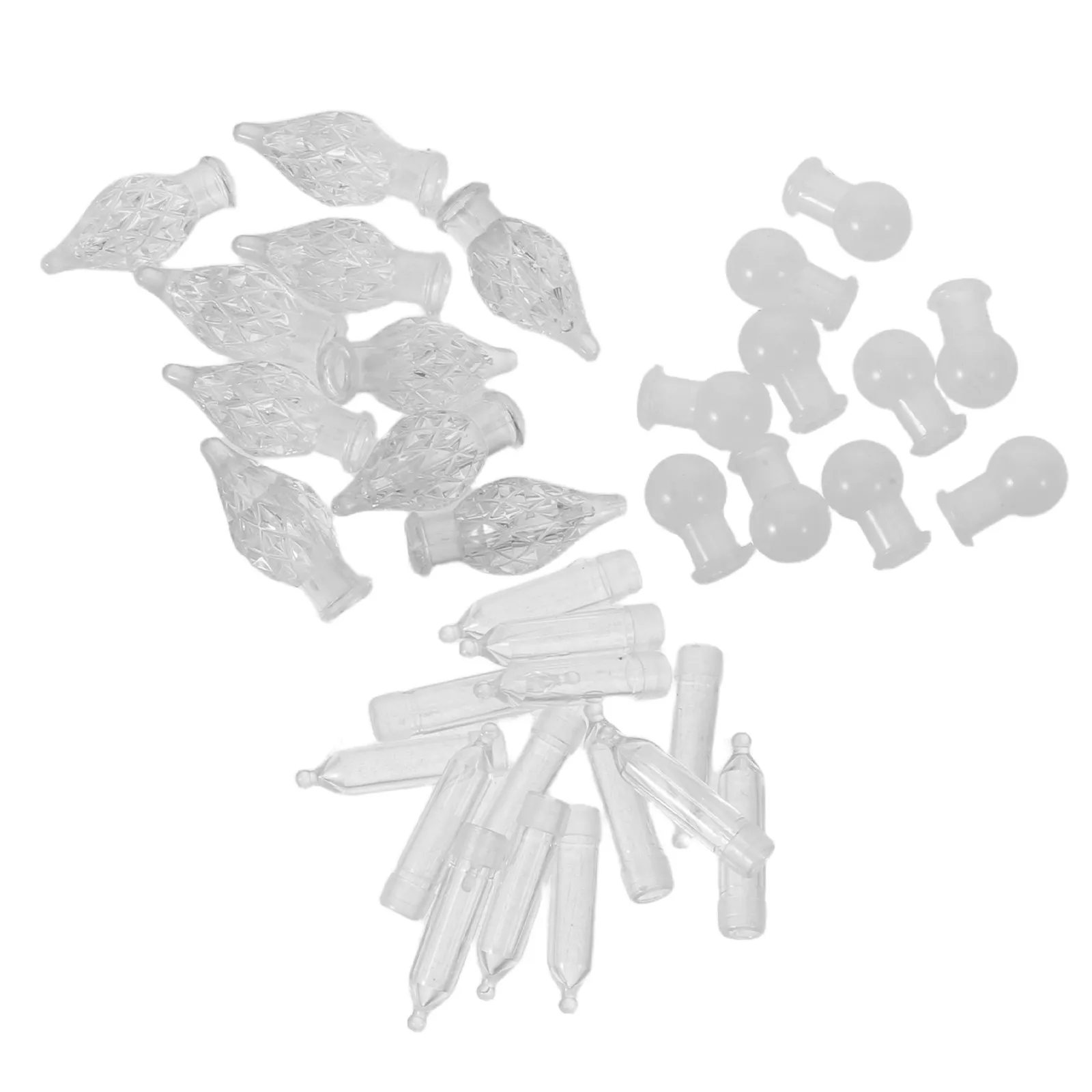 300Pcs LED Lamp Shade Covers Replacement Clear Plastic for 3Mm String Lights Holiday Decorative Outdoor Indoor Christmas Light