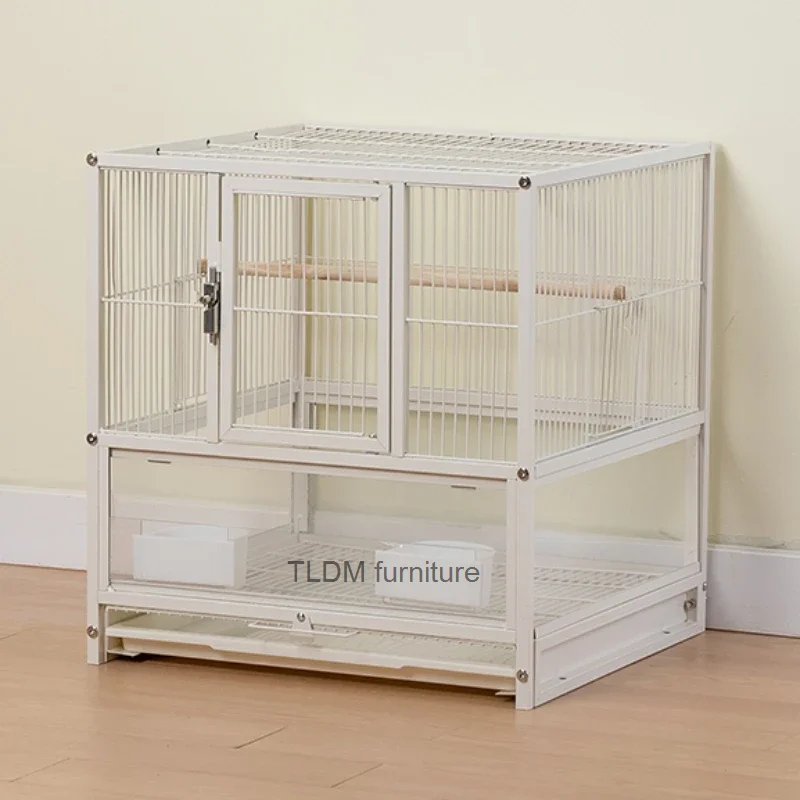 

Feeding Device Large Bird Cage Toy Habitat Special Family Breeding Bird Cage Budgie Villa Oiseaux Accessories Pet Product RR50BC