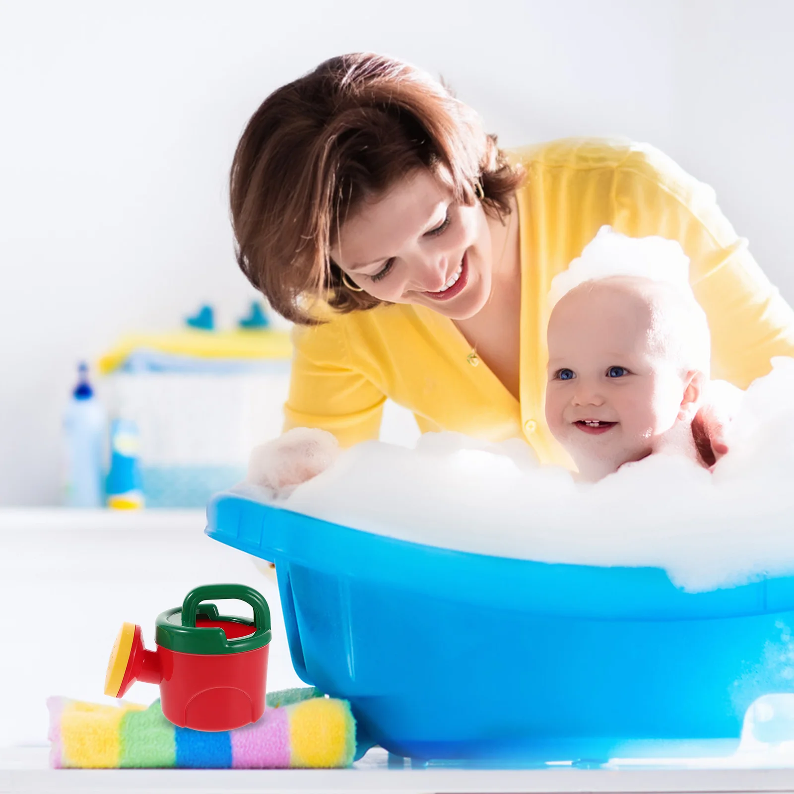 3 قطع من رشاش سقي بلاستيكي ملون للأطفال للعب المياه في الهواء الطلق وحمام السباحة الممتع للأطفال الصغار