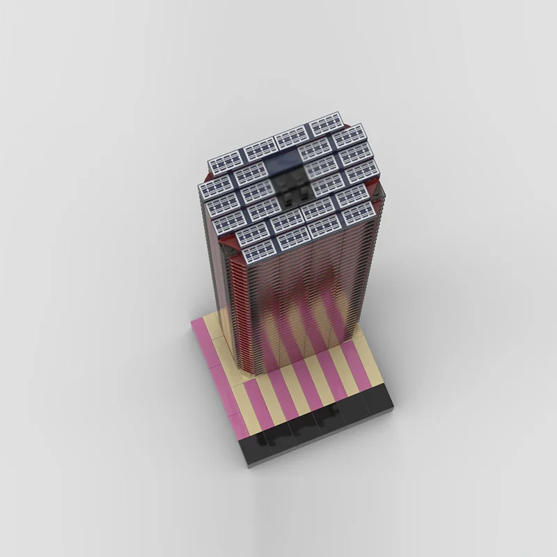 Cidade vista de rua modelo moc tijolos de construção cidade sevilla torre tecnologia modular crianças presentes do feriado montar brinquedos terno