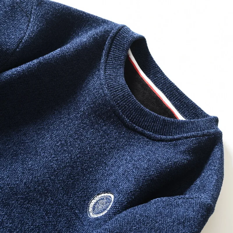 Male Spring Pullovers Autumn Sweater For Men Men's Clothing Men's Sweat-shirt Casual Streetwear Knit Fashion Hombre Warm Solid