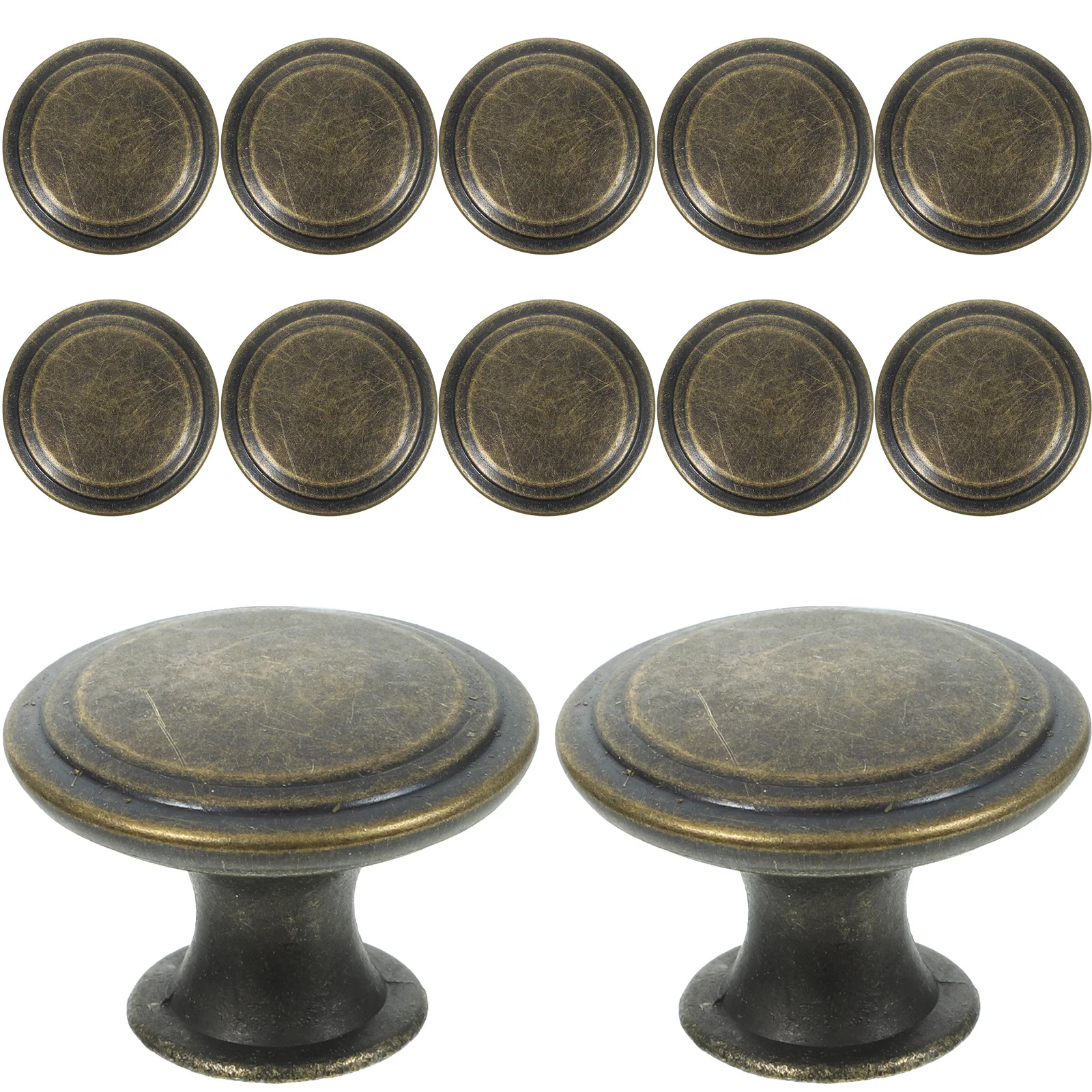 

12Pcs Decorative Drawer Knobs Compact Cabinet Handles for Dresser Cupboard Closet Kitchen Furniture Knobs Cabinet Handles