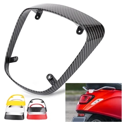 Motorcycle Rear Tail Light Bezel Trim Ring Visor Guard Protector for Vespa Sprint 50 125 150 Primavera Spring 125 150 14-21