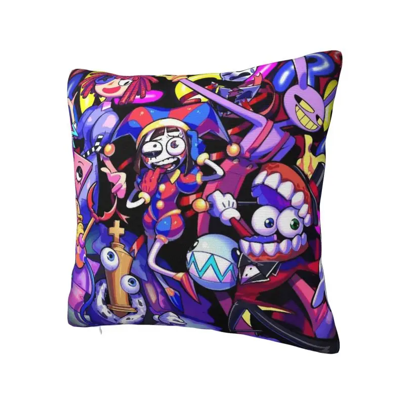 Custom Fashion The Amazing Digital Circues Throw Pillow Case Home Decorative Square Cushion Cover Pillowcover for Sofa