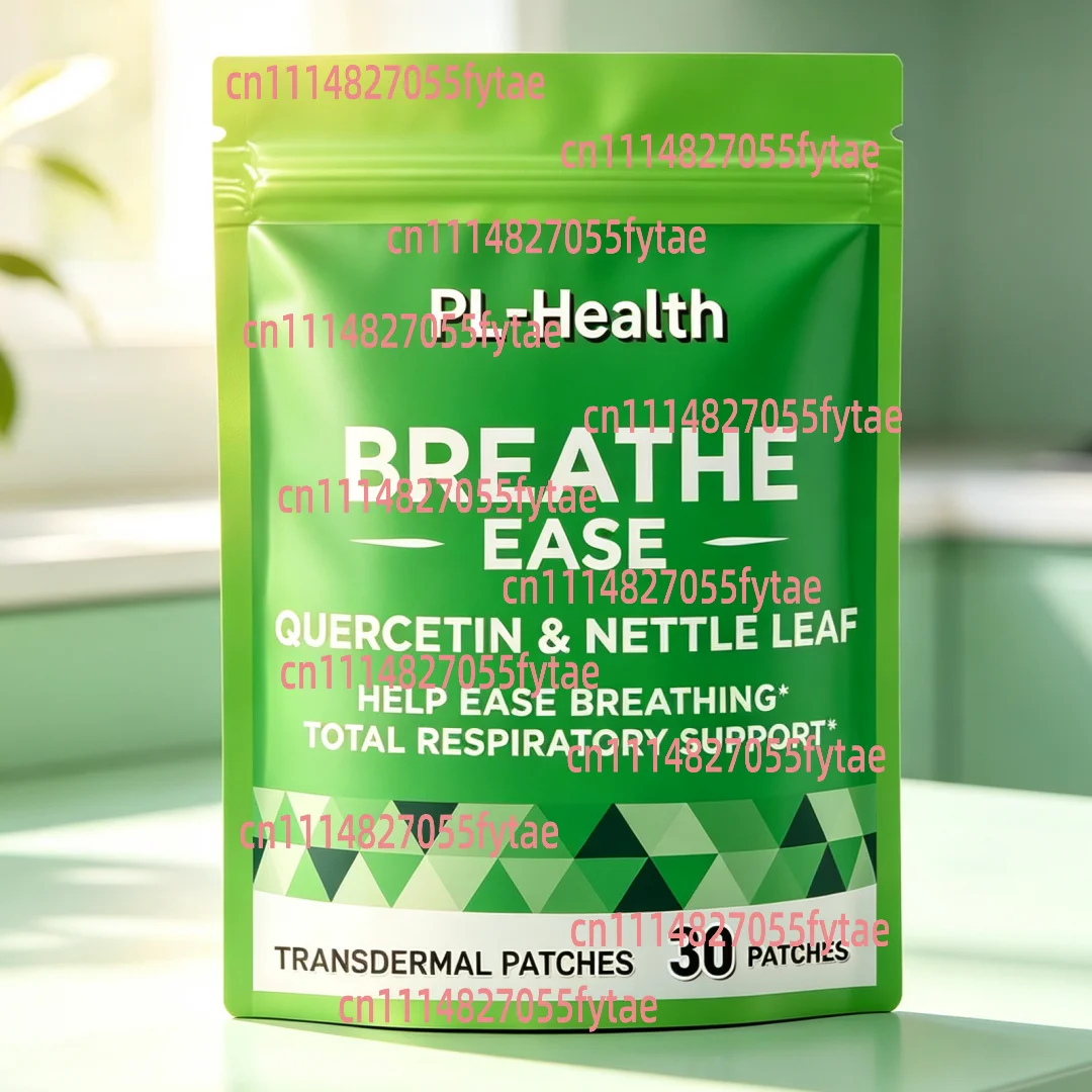 30 Patches Breathe Inhaler Support Transdermal Patches – Seasonal Nasal Health, Bronchial Wellness, Healthy Chest
