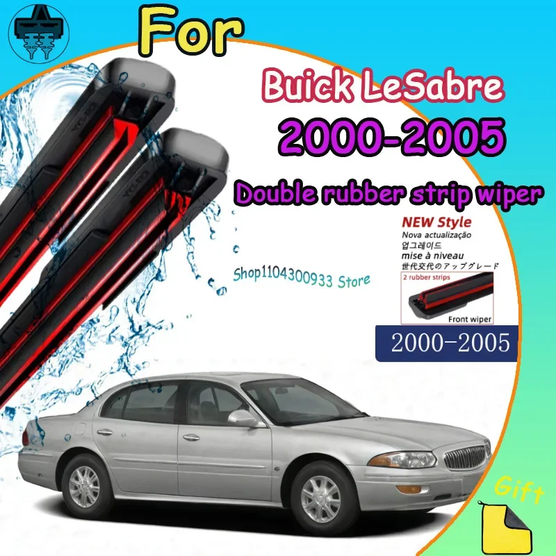 

Suitable for Buick LeSabre Front Wiper Blade for All Weather Protection 2000-2005 Clear Vision Windshield Wiper Direct Mount