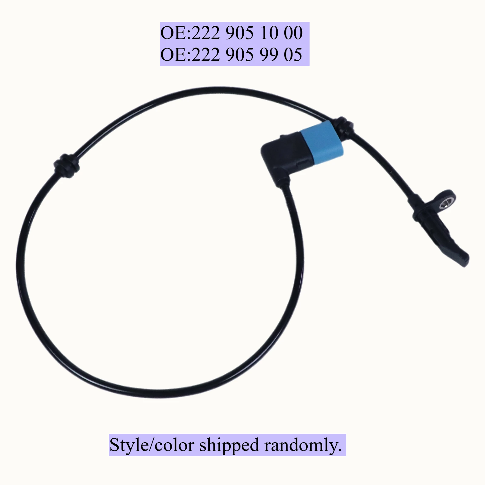 Rear Left ABS Speed Sensor for Benz S450 2018-2019, S550 2014-2017, S550e 2015-2017, S560 2018-2019, S600, 2229051000/2229059905