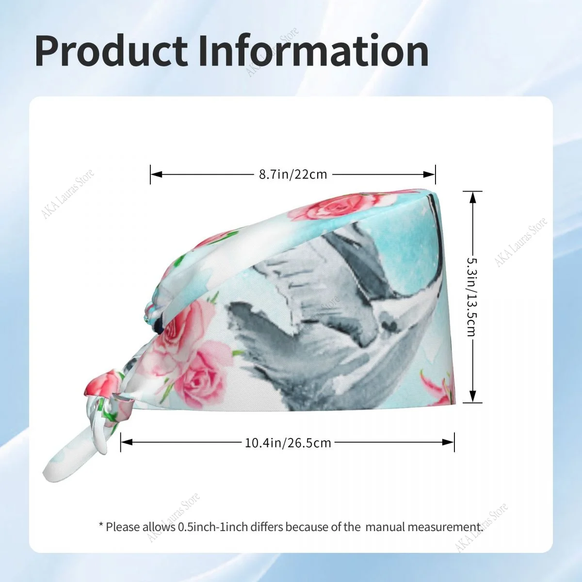 الجملة الرافعات المائية والورود الوردية قبعة تنظيف قبعة العمل مضحك صالون قبعة التمريض الذكور الجراحية قبعة فرك قبعات