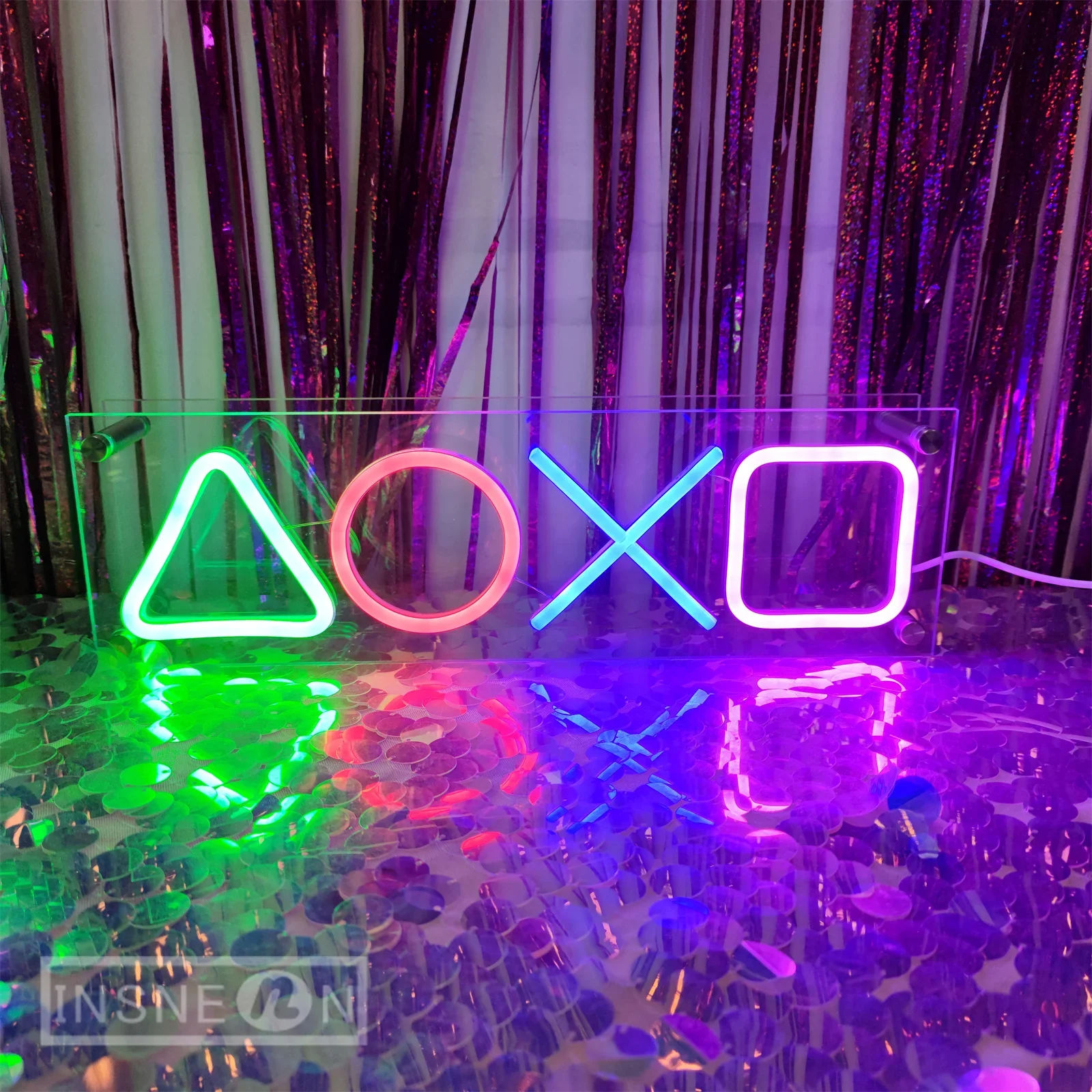 

Game Icon Neon Sign Light, LED Wall Hanging, Atmosphere Night Lights for Game Room, KTV Bar Decoration, Holiday Gifts, USB Lamp