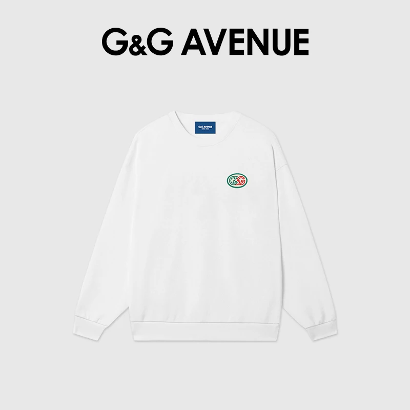 

Autumn and Winter Hoodie International Light Luxury Tide Brand Round Neck Hoodie Men Women Loose Large Size Blazer White Hoodie