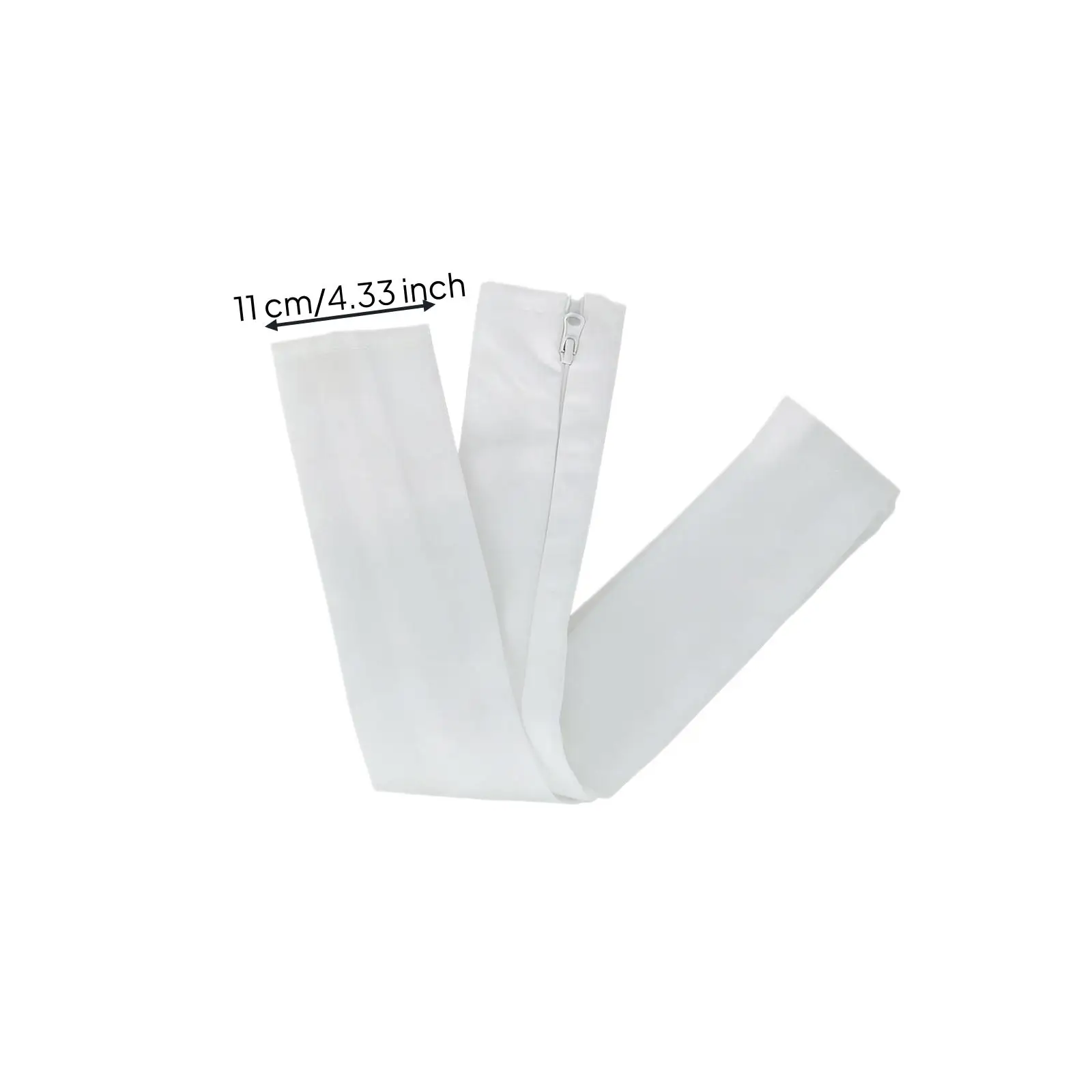 Polyester Hose Protector Cover Zippered Laundry Drain Hose Sleeve for Washing Machine Water Pipe Protection