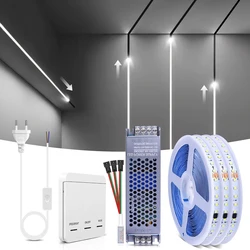 1-4 Rolls WS2811 IC Running Water Flowing Strip Lights DC 24V 120Leds Flexible Ribbon RF Touch Remote Control LED Lighting AIMT