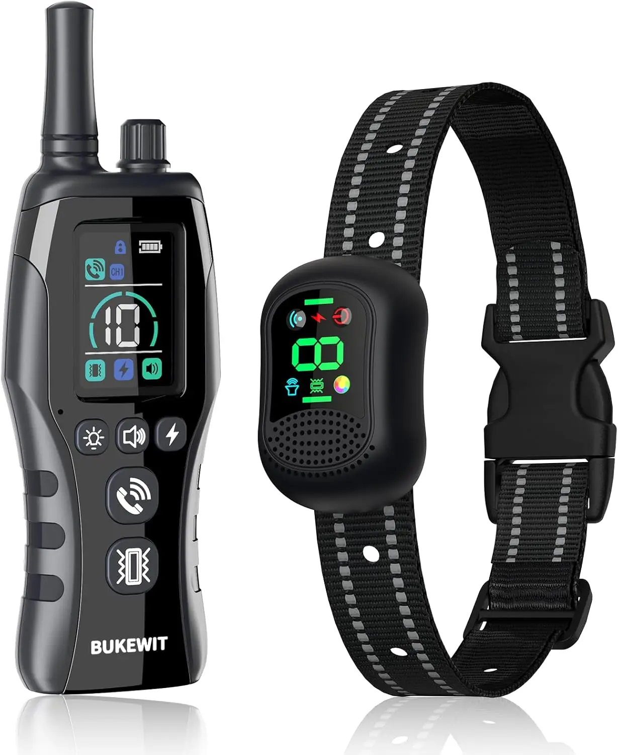 

Ошейник для удаленной дрессировки собак, диапазон 4900 футов, водонепроницаемость IP67, 4 режима, перезаряжаемый электронный ошейник для всех пород