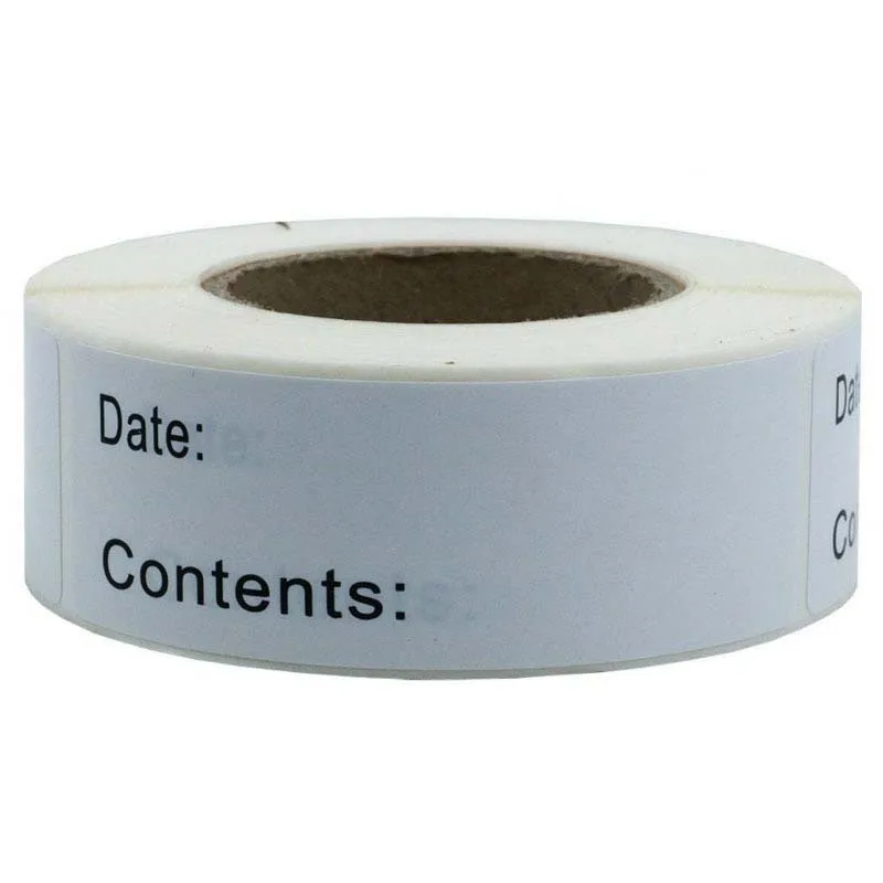 

Food Storage Date Labels Easy to Use Removable Stickers for Kitchen Organization Great for Jars and Containers