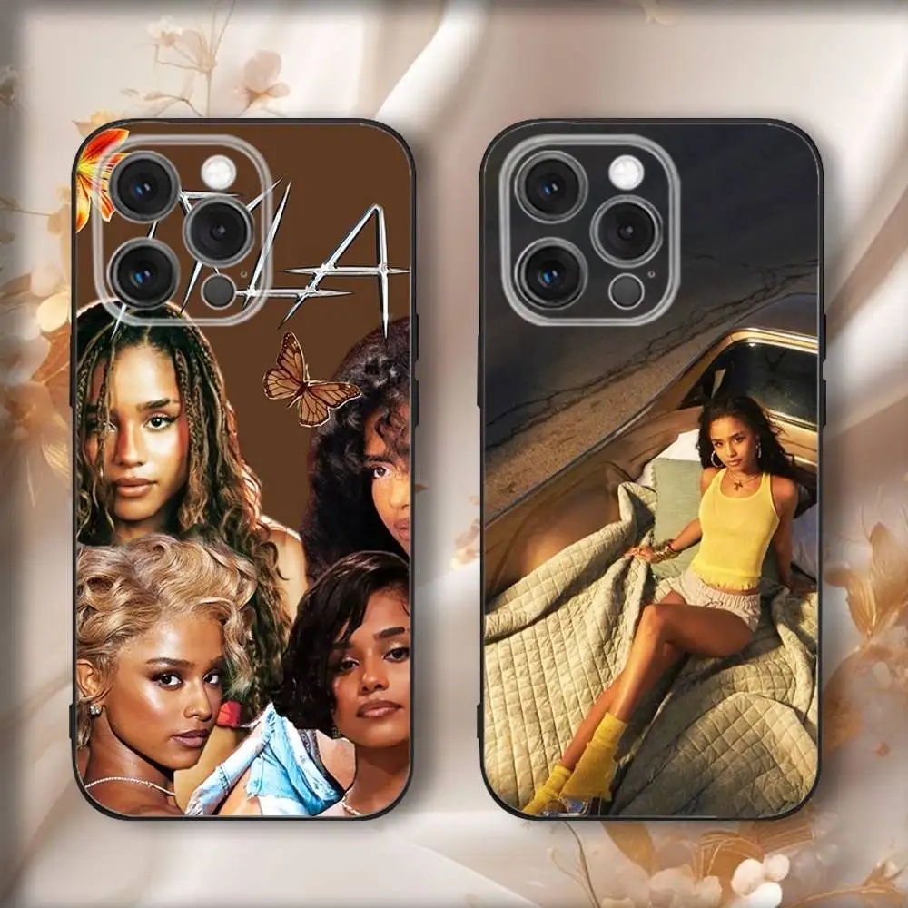 

Singer T-Tylas Phone Case For iPhone 17,16,15,14,13,12,11,Pro,Max,Plus,Air,X,XS,XR,SE,8,7,Mini,Soft Black Funda