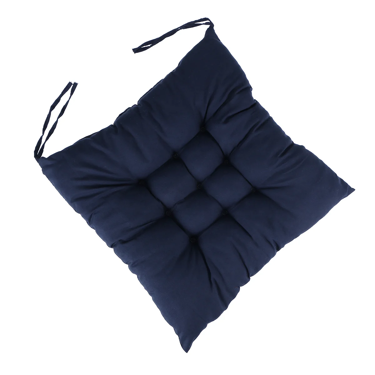 

Square Seat Cushion Pad 40x40x5cm Dark Blue Soft Comfortable Non Slip Breathable for Home Office Chair Sofa Cushion