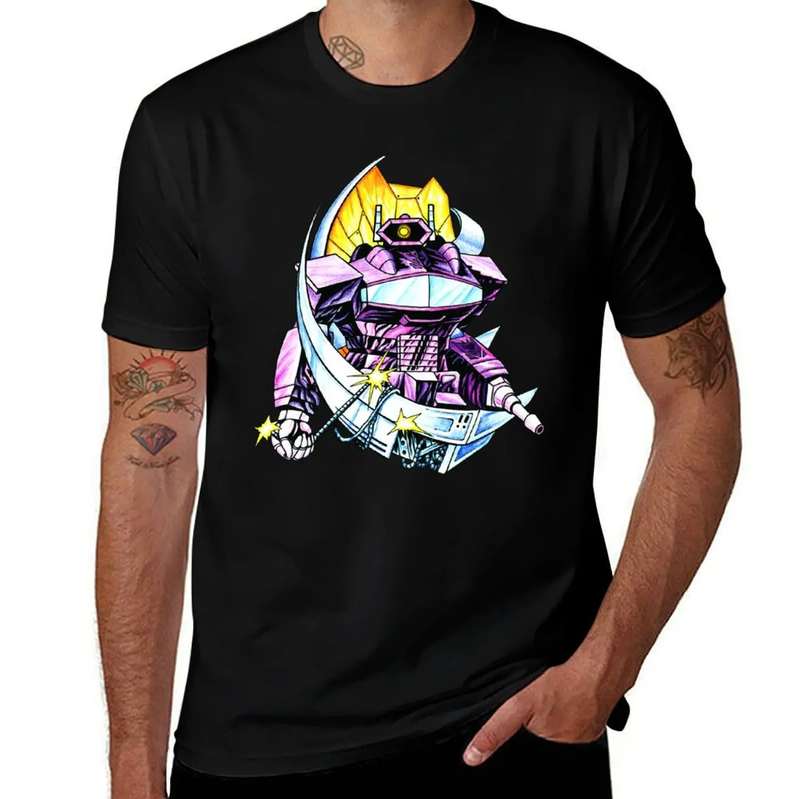 

Shockwave T-Shirt blue archive blanks anime figures plain mens graphic t-shirts funny