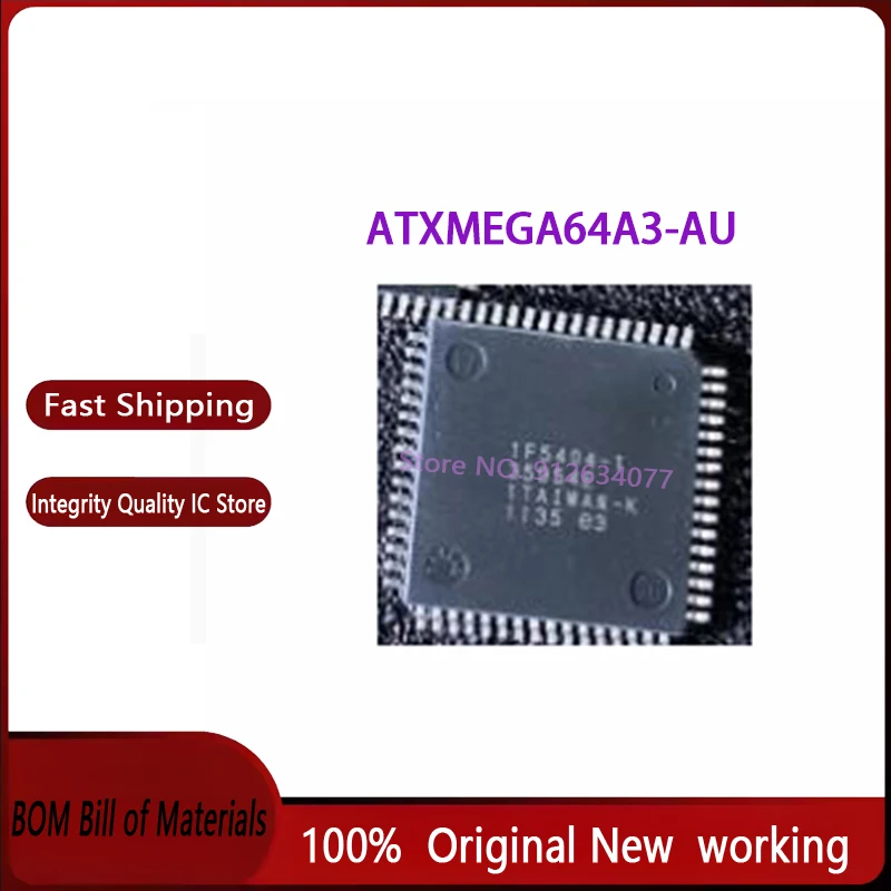 1~10pcs/lot ATXMEGA64A3-AU ATXMEGA64A3 QFP64 ATMEL 100% Brand New Original