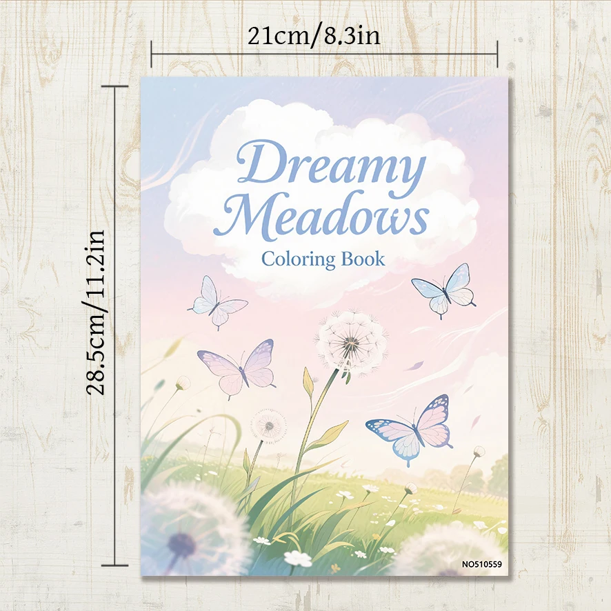 Jimsonweed Coloring Book for Adults - 8.3x 11.2 Inch 22 Page Coloring Book - Helps Reduce Stress and Ease Emotions