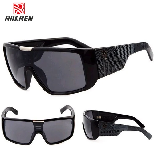 Imagen 2 del producto Gafas de sol de dragón de diseño de marca para hombre y mujer, Gafas de sol con espejo de gran tamaño UV400 para hombre, Gafas de sol para pescar y conducir, Gafas masculinas