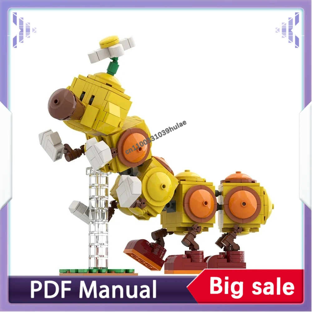 

457Pcs Happy Wiggler - Posable Display Figure 02 Bricks Model Happy Wiggler Buliding Blocks Assembly Toys Kids Birthday Gift