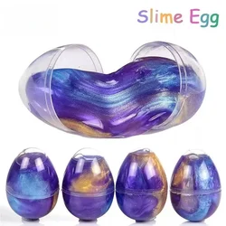 2Pcs/set Colorful Crystal Mud Starry Sky Diy Jelly Mud Slime Plasticine Colorful Egg Slime Glass Mud Color Mud  Squishy  Toy