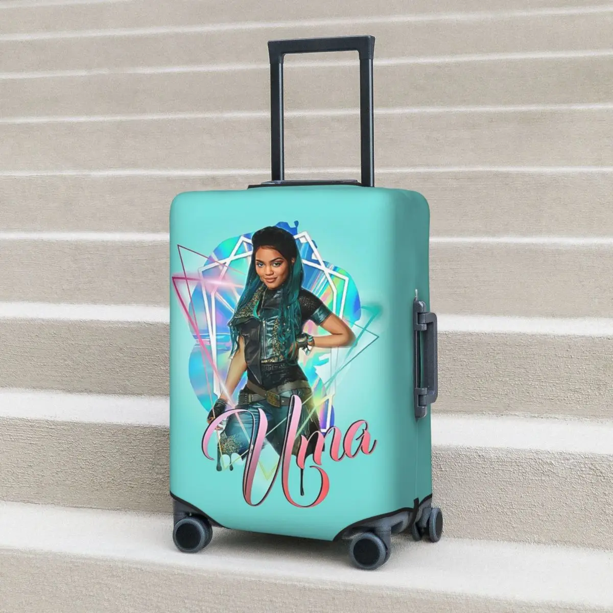 

Uma Princess - Descendants 3, защитный чехол для чемодана, эластичные защитные чехлы для багажа для путешествий 18-32 дюймов
