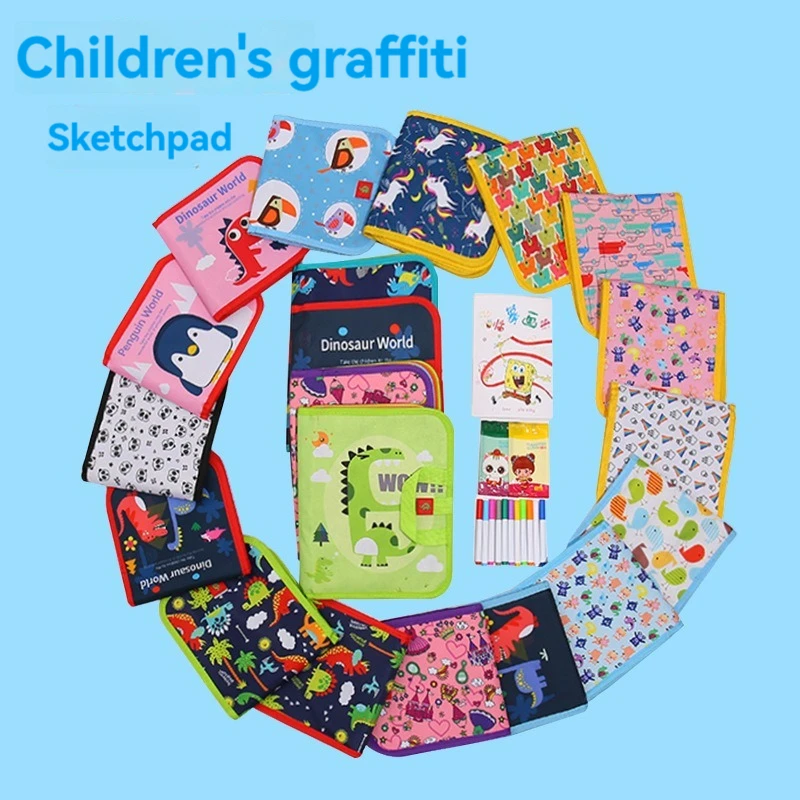 Children's Drawing Board Can Erase Writing Drawing Book Painted Water Chalk Cartoon Home Multi-functional Graffiti Drawing Board