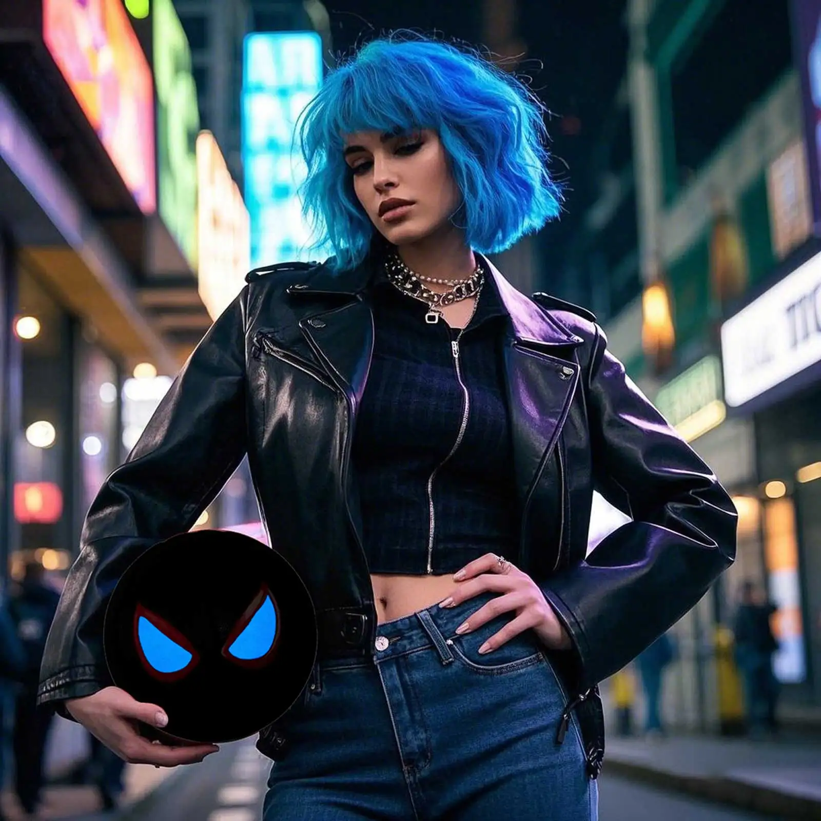 Kuangmi บาสเก็ตบอลเรืองแสงในที่มืด ของขวัญลูกบอลเรืองแสงสําหรับผู้ชาย ผู้หญิง วัยรุ่น บาสเก็ตบอลกลางคืนในร่มและกลางแจ้ง ไซส์ 7