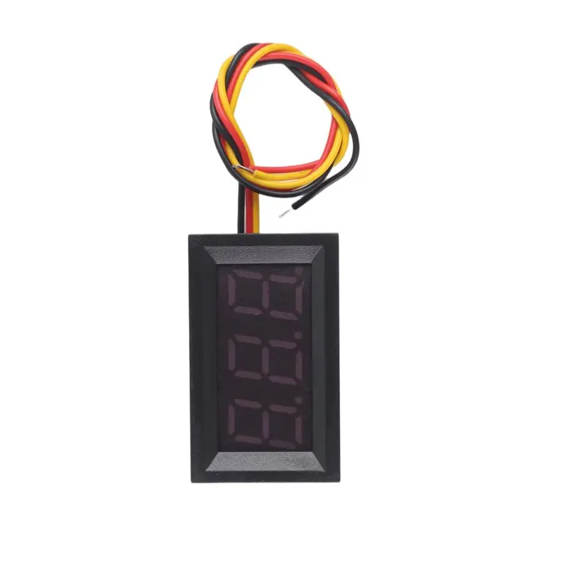 Leading-DC 0-99.9V 3 Wire LED Digital Display Panel Volt Meter Voltage Voltmeter Car Motor