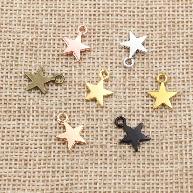 100pcs 매력 11x8mm 티벳 실버 도금 펜던트 골동품 보석 만들기 DIY 수제 공예
