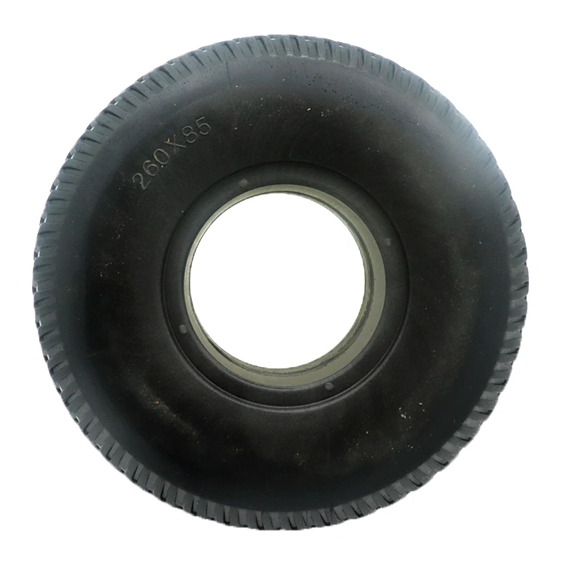 Explosion proof 260x85 solid tyres suitable for electric wheelchairs and scooters, universal tyres Black outer tyre