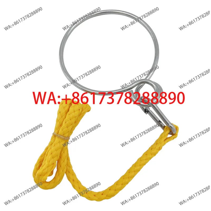 Boat Stainless Steel 6mm Anchor Retrieval Ring Set and Rope System -