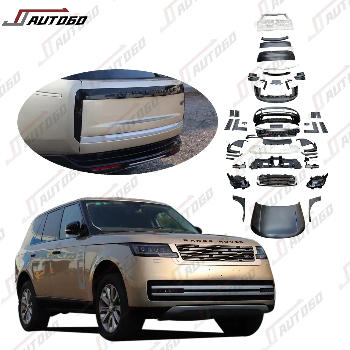 Facelift Refit body kit For Land Rover Range Rover IV L405 Vogue 2013 2014 2015 2016 2017 upgrade to 2023 2024 Latest Style