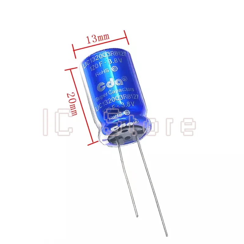 1PCS Super Capacitor 3.8V Farad capacitor 10F 20F 40F 70F 80F 100F 120F 250F 270F 500F 750F