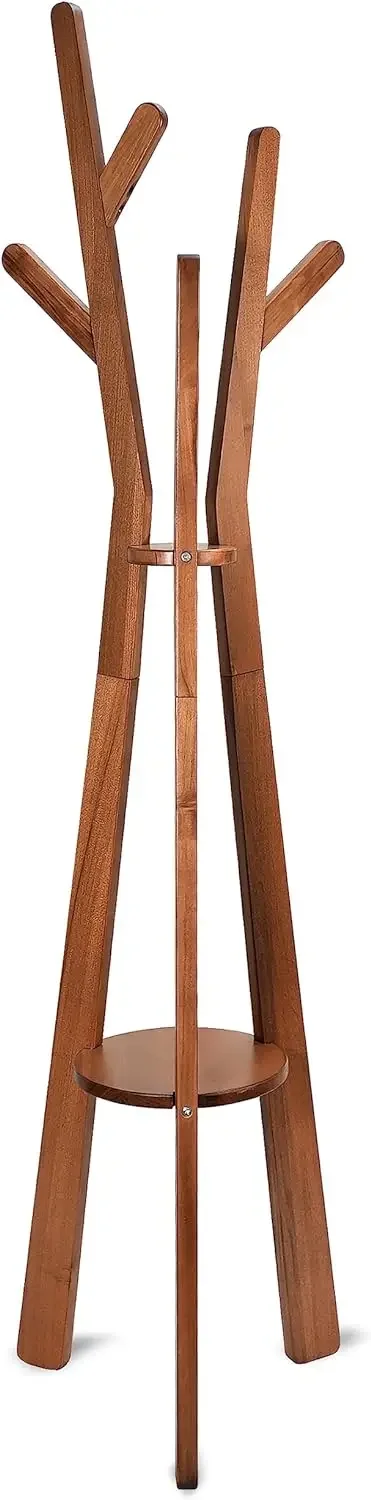 

Coat Rack, Coat Rack Freestanding, USA Grown Poplar Coat Standing Tree for Living Room, Bedroom, Bathroom, Hallway