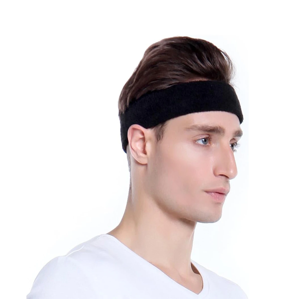 3pcs Sweatproof Sports Headbands for Men and Women - Moisture-wicking Sweatband for Tennis, Basketball, Running, Gym, Workout