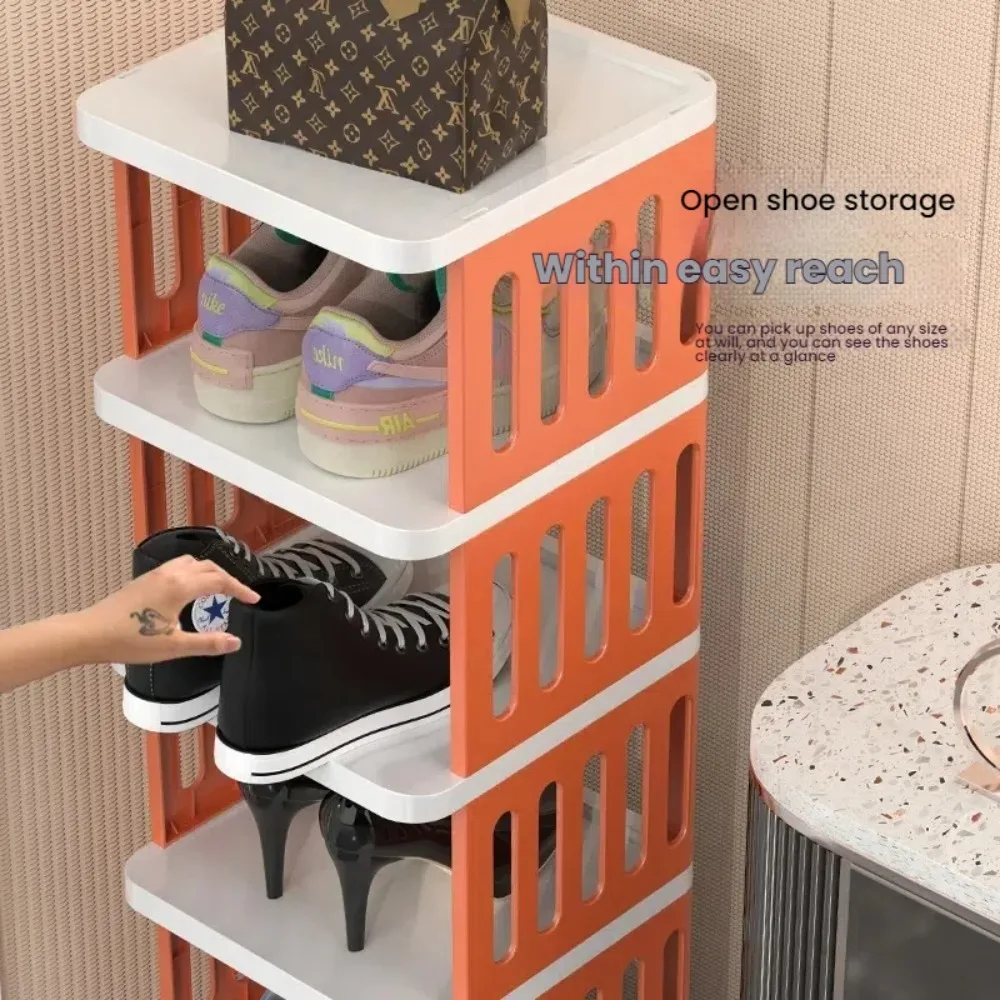 Entrance Shoe Rack Dormitory Space Saving Storage Rack Convenient Storage Rack Simple Shoe Cabinet Home Multi-layer Storage Rack