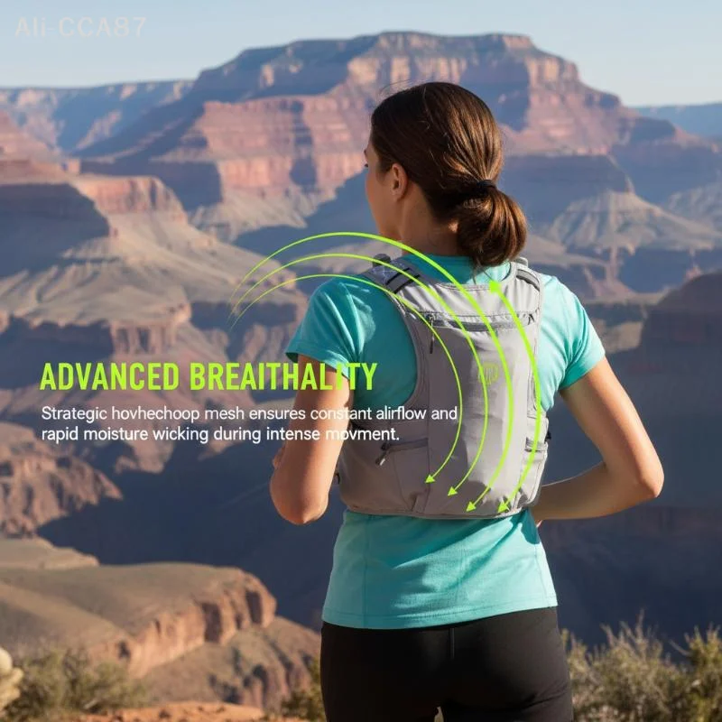 

Factory Sales Running Hydration Vest Backpack For Hiking Cycling Marathon Lightweight Water Chest Pack With Phone Storage Pocket