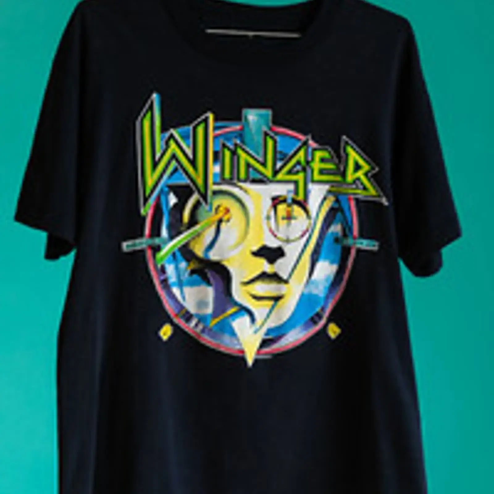 1989 Winger Too Tuff To Tame Tour Band For Fan S 5XL T shirt vintage Washed Casual Slightly Comfortable Versatile Stretched