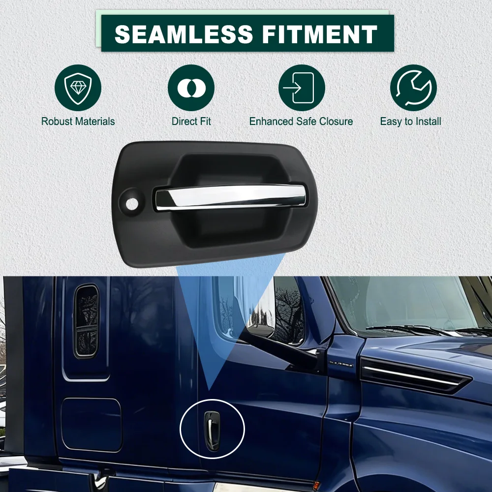 

Exterior Outerside Door Handle Left Right Car Door Handle for Freightliner Cascadia Ttruck 2018 2019 2020 2021 2022 2023 2024