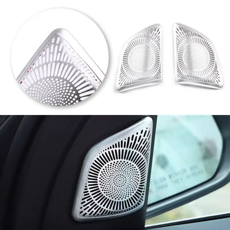 For Mercedes Benz GLE GLS Class W167 V167 X167 2020 - 2022 Car Styling Interior A-pillar Audio Speaker Cover Loudspeaker Trim