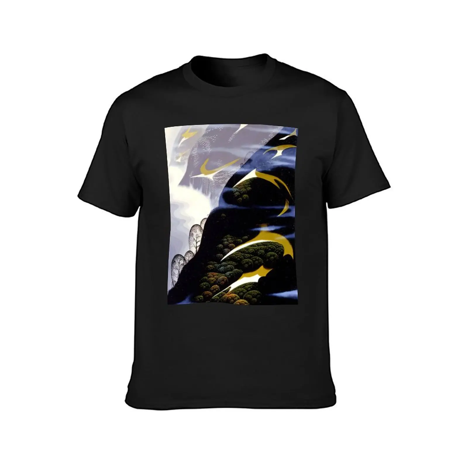 Eyvind Earle T-Shirt animal prinfor boys blacks plus size tops men t shirts