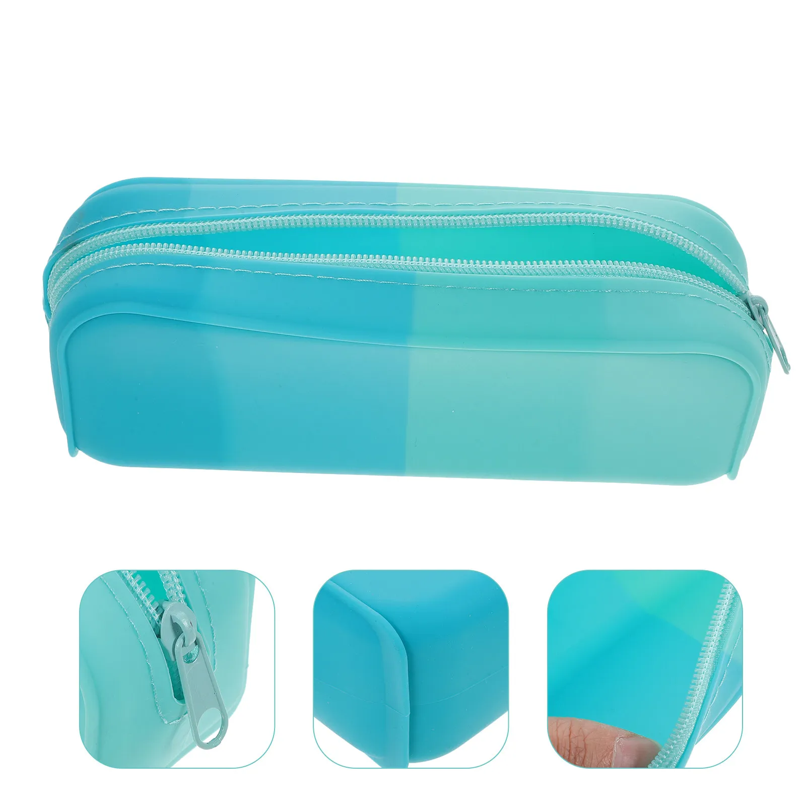 

Милый силиконовый пенал-органайзер в конфетных цветах, большой вместимости, стильный, для подростков, школьные принадлежности