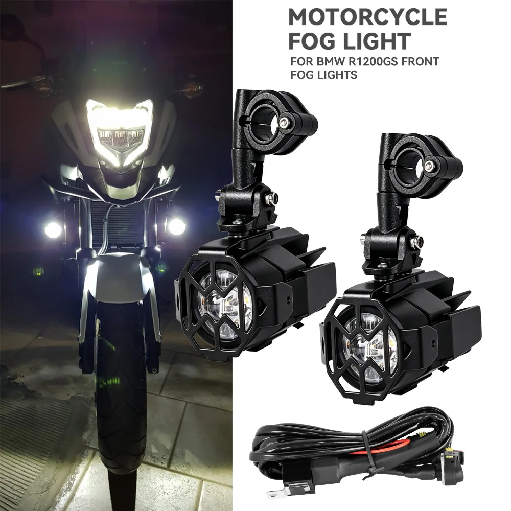 

Motorcycle Auxiliary Light Assemblie For BMW R1200GS F800GS F700GS F650 K1600 40W 6000K Motorcycle Fog Light Spotlights