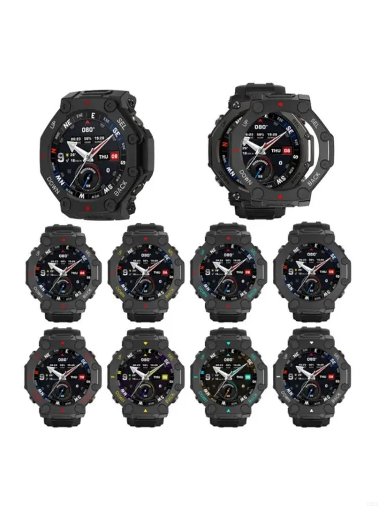 Comfort Wear Half Wrap Housing Case Guard For 48mm Watch Easy to Install and Remove 83CE