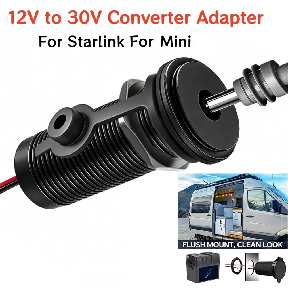 12V 24V To 30V 3.5A Step Up Boost Converter DC Power Adapter All Metal Waterproof For RV Boat Yacht Marine Electrical Supplies