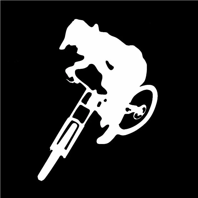 Car Sticker Black/Sliver Downhill Trails Mtb Sticker Decal KK Vinyl Mountain Bike Car Van Giant for Gt Rockshox 14*10cm